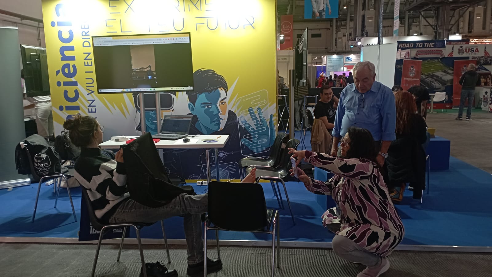 El GREMSAS presenta els seus projectes a EspaiCiència del Saló de l’ensenyament