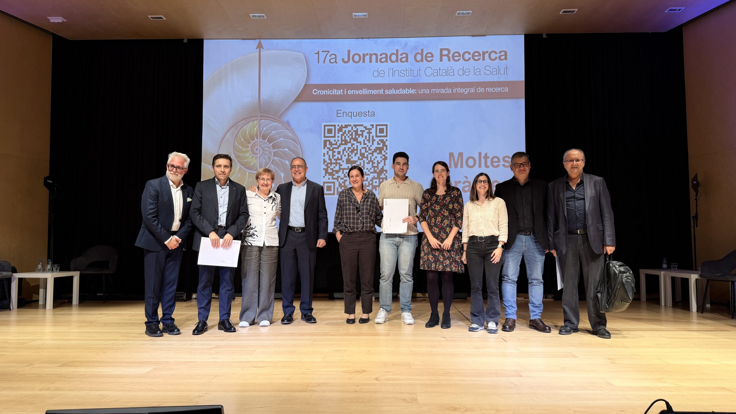 Premiats a la 17a Jornada de Recerca de l'ICS